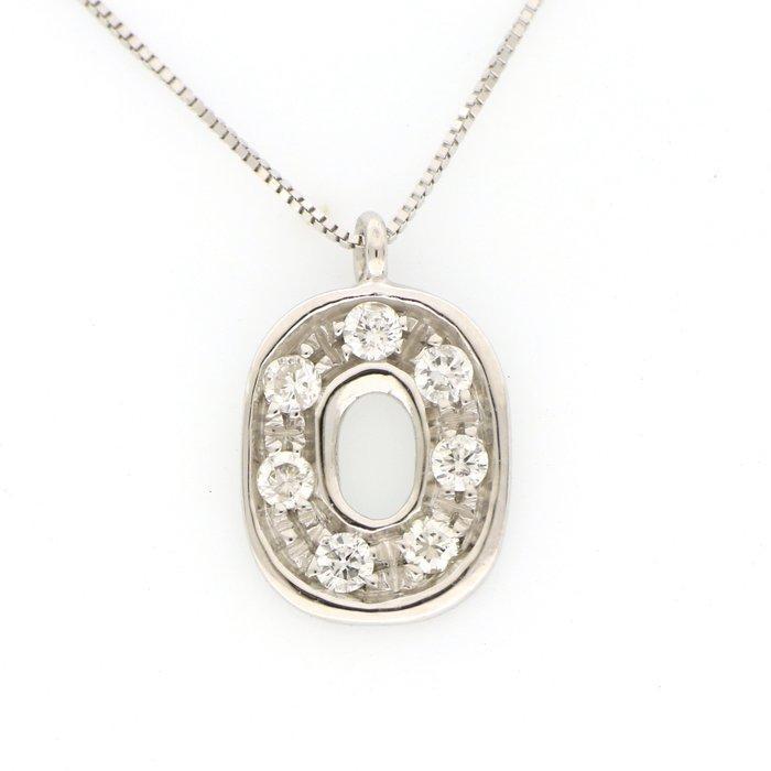Zonder Minimumprijs - Ketting met hanger - 18 karaat Witgoud, Sieraden, Tassen en Uiterlijk, Antieke sieraden