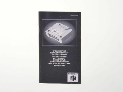 Controller Pack - Manual, Spelcomputers en Games, Spelcomputers | Nintendo 64, Zo goed als nieuw, Ophalen of Verzenden