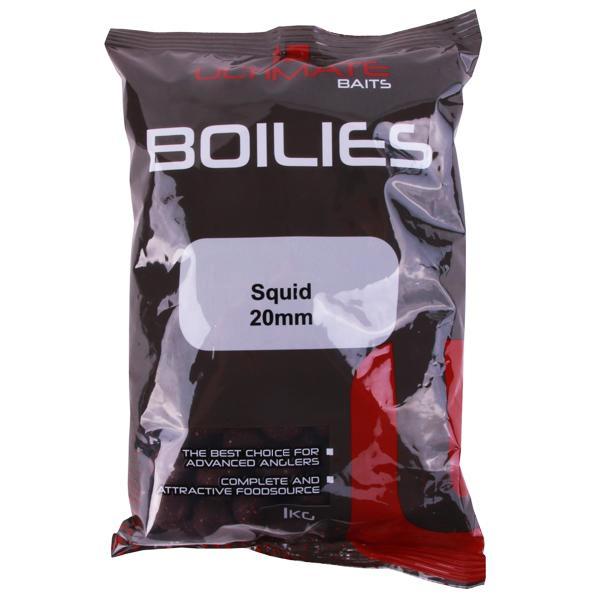 Ultimate Baits Boilies 20mm 1kg - Squid, Watersport en Boten, Hengelsport | Algemeen, Overige typen, Nieuw, Verzenden