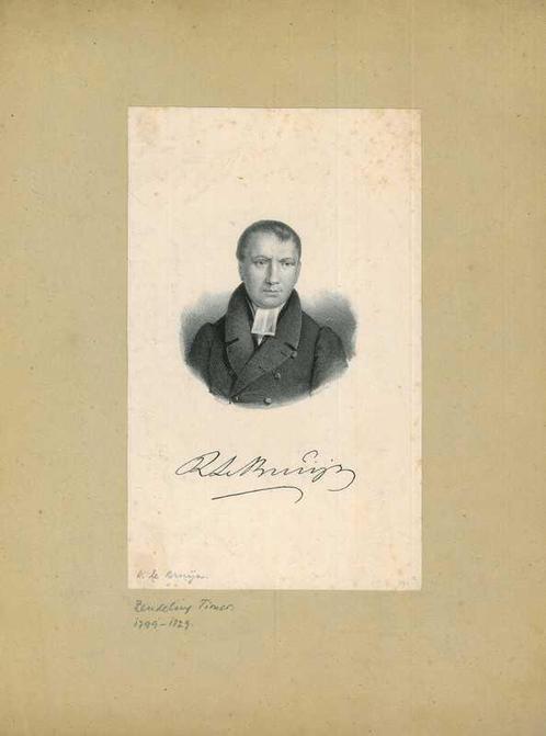 Portrait of Reynt le Bruyn, Antiek en Kunst, Kunst | Etsen en Gravures