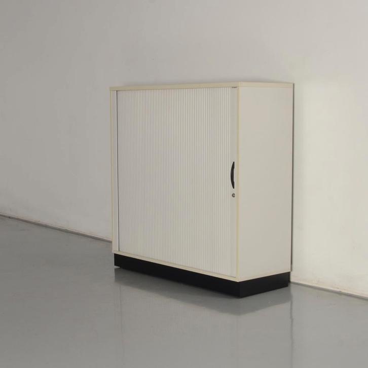 Febru roldeurkast, lichtgrijs, 119,5 x 120 cm, incl. 2, Huis en Inrichting, Kasten | Roldeurkasten en Archiefkasten, Ophalen of Verzenden