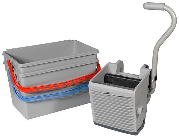 Mopkit SGA 7, 2x 22L emmers + moppers, Doe-het-zelf en Verbouw, Reinigingsmachines, Verzenden