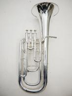 Gebruikte Bariton Yamaha YBH-301S verzilverd in mooie staat, Ophalen of Verzenden, Zo goed als nieuw, Euphonium of Tenortuba, Met koffer of draagtas