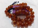 Rozenkrans - Amber - 1970-1980 - Zeldzame gebedskralen, Verzamelen, Dierenverzamelingen, Nieuw