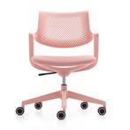 *WOONWINKEL* ProjectChair V14 Vergaderstoel Roze Met Wielen, Verzenden, Nieuw