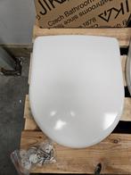 Jika closetzitting 38 x 45 cm - toiletzitting Euroline wit, Ophalen of Verzenden, Nieuw