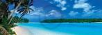 Kunstdruk Shutterstock - Panoramic Lagoon 95x33cm, Verzenden, Nieuw