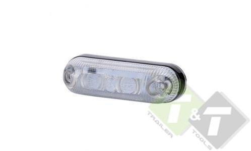 Zijmarkeringslamp, Contourverlichting LED, Wit, 12 Tot 24 Vo, Auto-onderdelen, Verlichting, Nieuw, Universele onderdelen, Ophalen of Verzenden