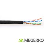 ACT CAT6A U/UTP PVC patch 305 m zwart, Verzenden, Nieuw