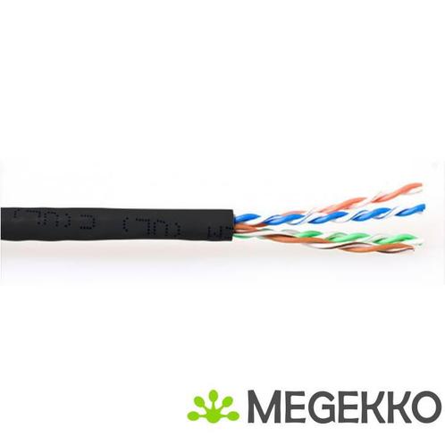 ACT CAT6A U/UTP PVC patch 305 m zwart, Computers en Software, Overige Computers en Software, Nieuw, Verzenden