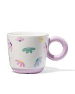 HEMA Mok 280ml aardewerk bloem van €4.49 voor €3.5 sale, Huis en Inrichting, Keuken | Servies, Verzenden, Nieuw