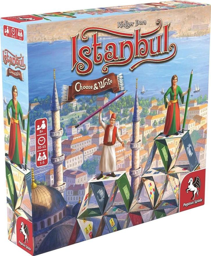 Istanbul - Choose & Write | Pegasus Spiele GmbH -, Hobby en Vrije tijd, Gezelschapsspellen | Bordspellen, Nieuw, Verzenden