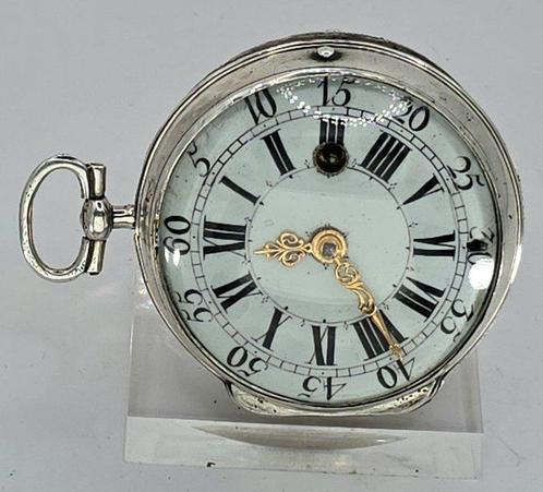 Jouard Paris - Silber Oignonspindeluhr - Emaille, Sieraden, Tassen en Uiterlijk, Horloges | Heren