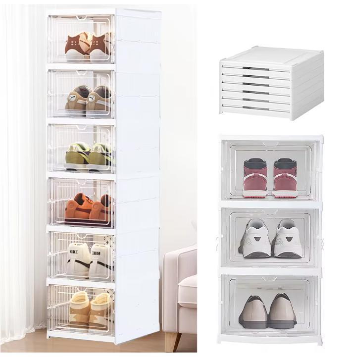 Opvouwbare Schoenenkast 3/6 Lagen – Transparante Vakken, Huis en Inrichting, Kasten | Schoenenkasten, Nieuw, Verzenden