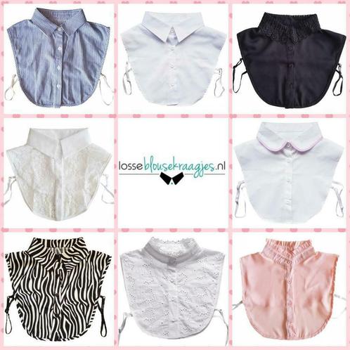 RUIM ASSORTIMENT losse blouse kraagjes  |  Vanaf € 9,95, Kleding | Dames, Blouses en Tunieken, Wit, Nieuw, Maat 38/40 (M), Verzenden