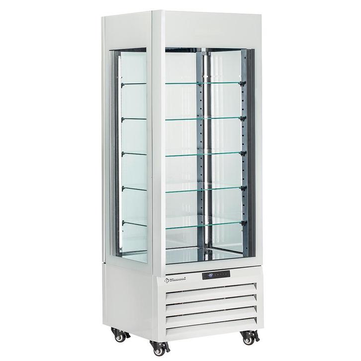 Diamond Gebaksvitrine | 440L | Wit | Geforceerd | 6 Niveaus, Witgoed en Apparatuur, Koelkasten en IJskasten, Ophalen of Verzenden