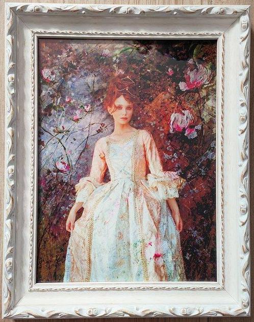 Viet Ha Tran - Romantic Garden (Framed), Antiek en Kunst, Kunst | Schilderijen | Modern