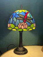 Buffet tafellamp - Glas-in-lood, Antiek en Kunst