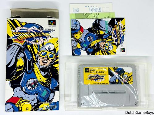 Super Famicom - Sonic BlastMan + Reg. Card, Spelcomputers en Games, Games | Nintendo Super NES, Gebruikt, Verzenden