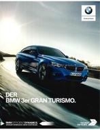 2017 BMW 3 SERIE GRAN TURISMO BROCHURE DUITS, Boeken, Auto's | Folders en Tijdschriften, Nieuw, BMW, Author