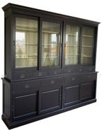 Buffetkast zwart - beige Blaricum 265cm, Huis en Inrichting, Ophalen of Verzenden, Nieuw