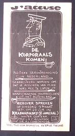 Poster over bijeenkomst bij het Krasnapolsky in Amsterdam, Verzamelen, Posters, Verzenden, Nieuw, Overige onderwerpen, Met lijst