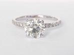 Verlovingsring - 18 karaat Witgoud - 1.64ct. tw. Diamant, Sieraden, Tassen en Uiterlijk, Antieke sieraden
