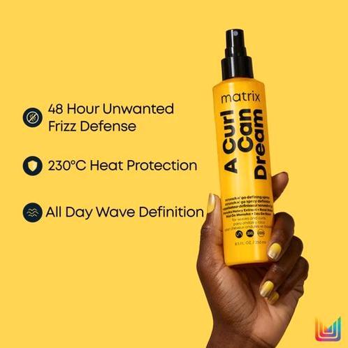 Matrix A Curl Can Dream Scrunch N&#039; Go Defining Spray, Sieraden, Tassen en Uiterlijk, Uiterlijk | Haarverzorging, Nieuw, Verzenden