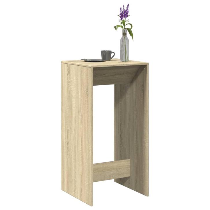 vidaXL Bartafel 51x50x103,5 cm bewerkt hout sonoma, Huis en Inrichting, Tafels | Eettafels, Nieuw, Verzenden