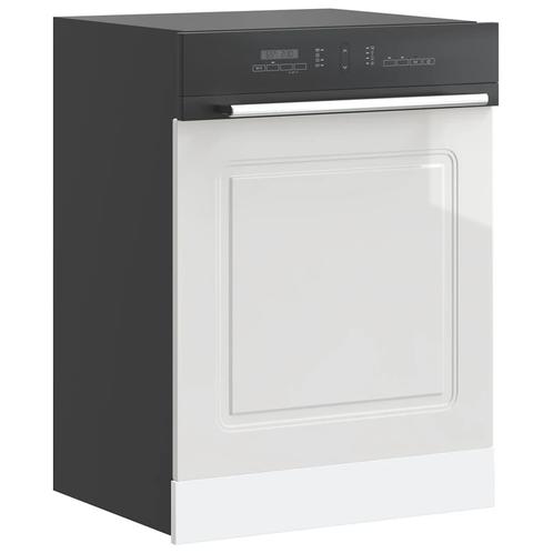 vidaXL Vaatwaspaneel Kalmar 60x1,5x67 cm bewerkt hout, Huis en Inrichting, Keuken | Keukenelementen, Wit, Nieuw, Verzenden