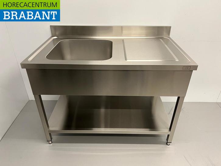 RVS Spoeltafel spoelbak 120 x 70 cm Horeca, Zakelijke goederen, Horeca | Keukenapparatuur, Nieuw in verpakking, Ophalen of Verzenden