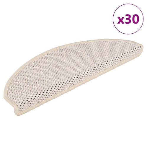 vidaXL Trapmatten zelfklevend Sisal-Look 30 st 65x21x4 cm, Doe-het-zelf en Verbouw, Ladders en Trappen, Nieuw, Verzenden