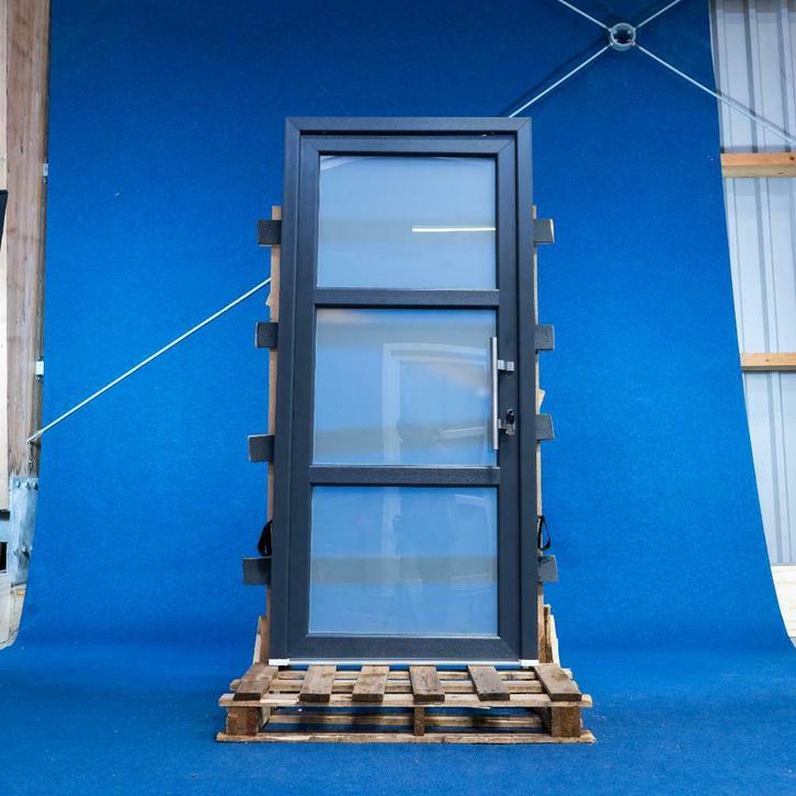 Buitendeuren achterdeur buitendeur gebruikt met kozijn deur, Doe-het-zelf en Verbouw, Deuren en Horren, Nieuw, Glas, Hout, Kunststof