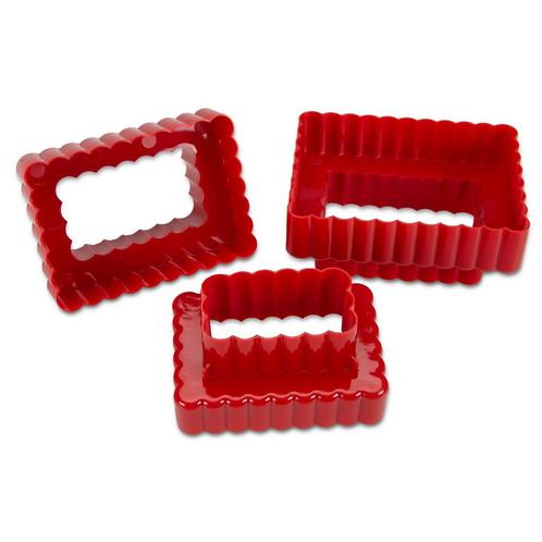 Städter Uitsteekvormen Rechthoek Set/3, Hobby en Vrije tijd, Taarten en Cupcakes maken, Nieuw, Verzenden