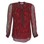 Moliin • rode blouse met paisley motief • S, Kleding | Dames, Nieuw, Maat 36 (S), Rood, Verzenden