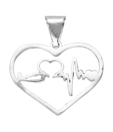 Zilveren Verpleging hart kettinghanger, Sieraden, Tassen en Uiterlijk, Kettinghangers, Verzenden