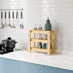 [en.casa] Keukenkast organizer Multia 40x43x15 cm houtkleuri, Huis en Inrichting, Keuken | Keukenelementen, Nieuw, Verzenden