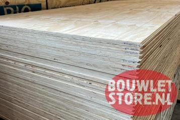 Underlayment houten platen multiplex plaatmateriaal 18 mm