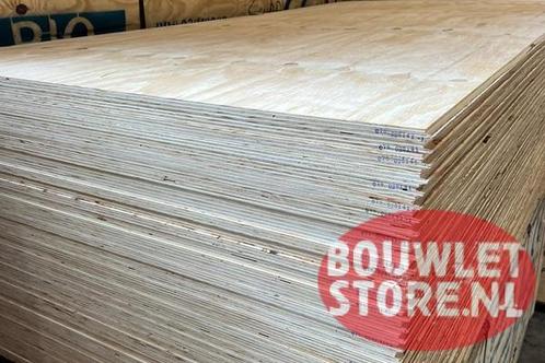 Underlayment platen 18 mm Elliottis pine plaatmateriaal TG2, Doe-het-zelf en Verbouw, Platen en Panelen, Nieuw, Minder dan 20 mm