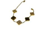 Veiling - 18K Gold Plated | Alhambra Style Klaver Armband, Nieuw