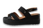 Mustang Sandalen in maat 41 Zwart | 10% extra korting, Verzenden, Zwart, Sandalen of Muiltjes, Zo goed als nieuw
