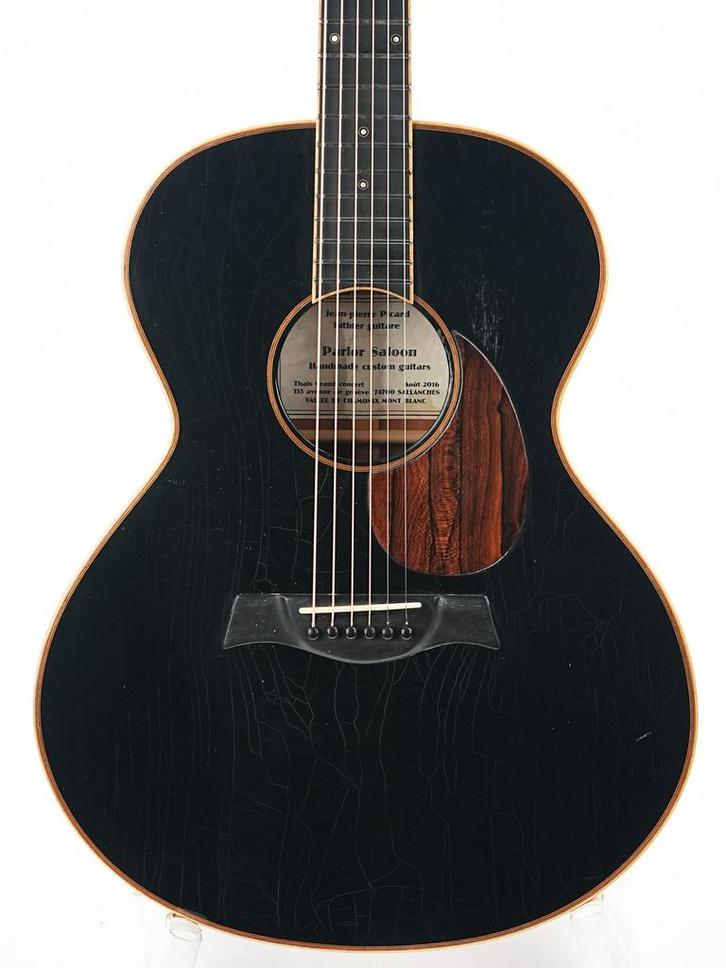 Picard Guitars Parlor Saloon Black Top 2016, Muziek en Instrumenten, Snaarinstrumenten | Gitaren | Akoestisch, Western- of Steelstringgitaar