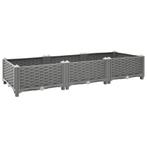 vidaXL Plantenbak verhoogd 120x40x23 cm polypropeen, Kunststof, Minder dan 30 cm, 100 cm of meer, Verzenden