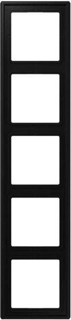 Jung LS990 afdekraam 5-voudig grafietzwart mat LS985SWM, Nieuw, Stopcontact