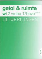 Uitwerkingen 2 vmbo Thavo 2 Getal en ruimte 9789011104235, Zo goed als nieuw