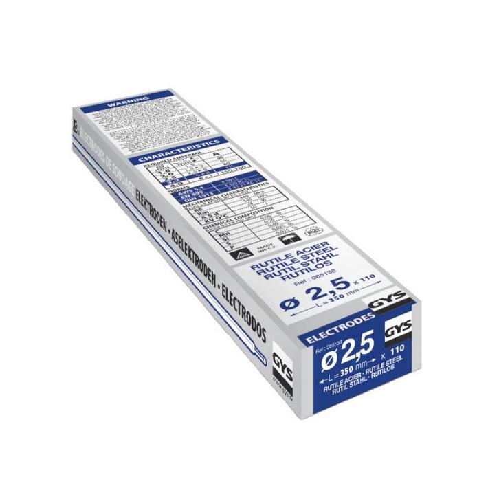 Laselektroden staal GYS rutiel 6013 2,5mm pak 110 stuks, Doe-het-zelf en Verbouw, Gereedschap | Lasapparaten, Overige typen, Nieuw