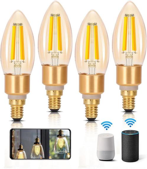 Aigostar LED Gloeilamp - Dimbaar - 4,5W - E14 - 4 Stuks, Huis en Inrichting, Lampen | Overige, Nieuw, Verzenden