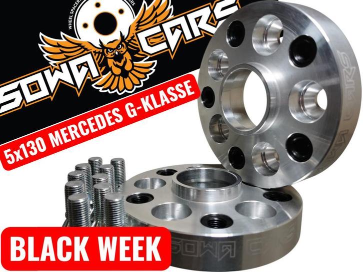 Spacers Mercedes G KLASSE 5x130 84.1 Spoorverbreders Adapter, Auto diversen, Tuning en Styling, Ophalen of Verzenden