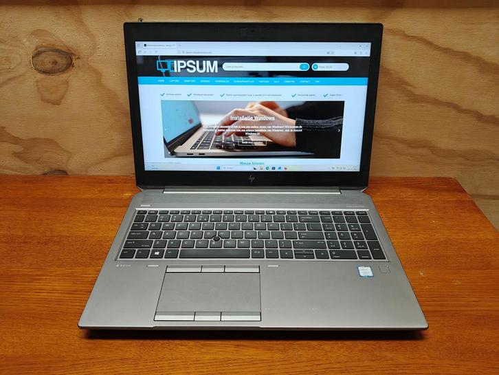 HP Zbook 15 G5 | i7 8750H | 16gb DDR4 | 250gb SSD | Quadr..., Computers en Software, Windows Laptops, 2 tot 3 Ghz, SSD, 15 inch