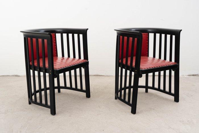 J.&J. Kohn - Josef Hoffmann - Fauteuil (2) - Vleermuis -, Antiek en Kunst, Antiek | Meubels | Stoelen en Banken